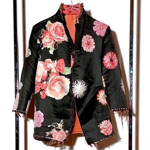 Yohji Yamamoto Deconstructed Floral Jacket